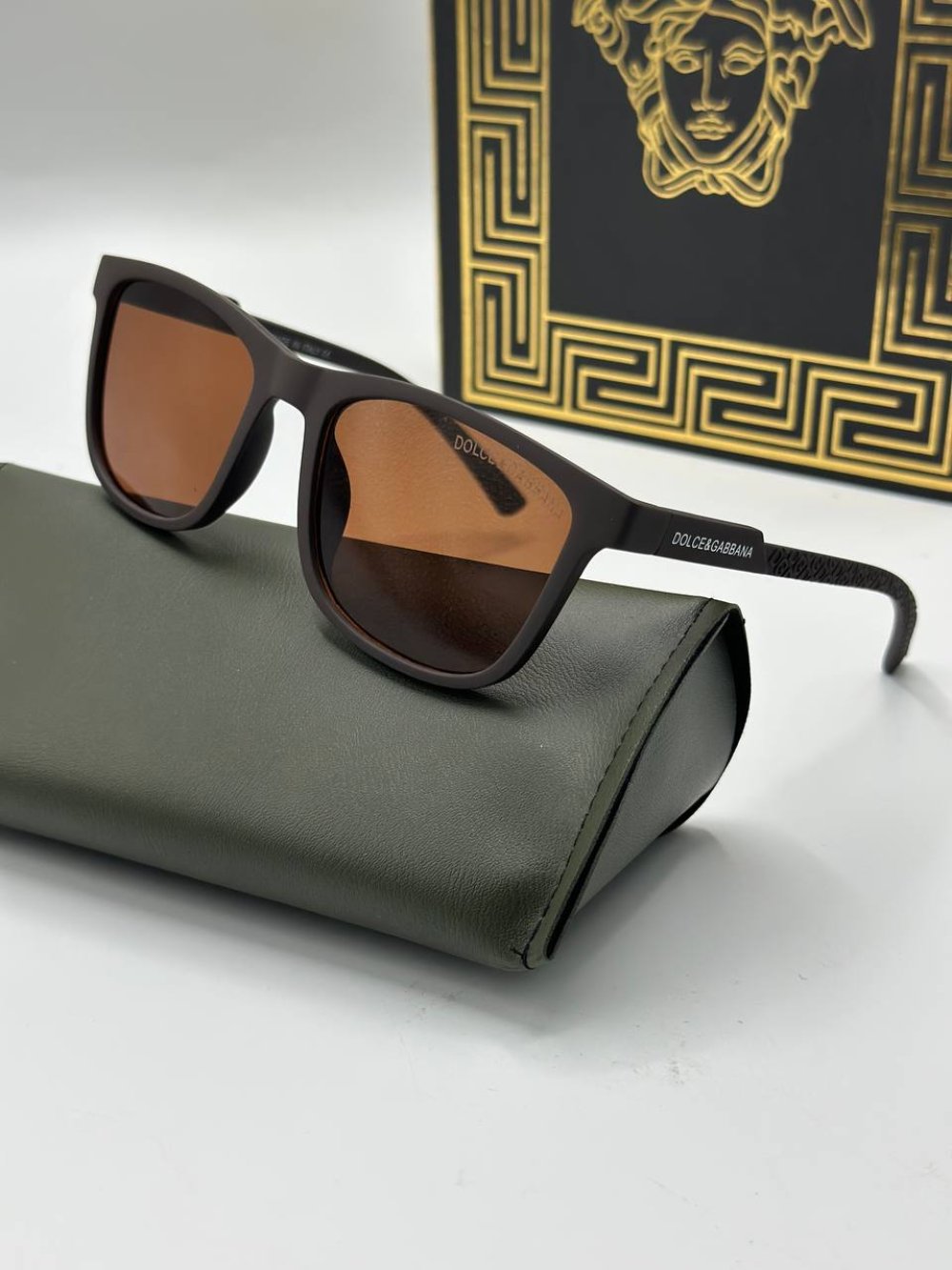 Dolce Gabbana Kahverengi Erkek Güneş Gözlüğü G3343-VLLZ