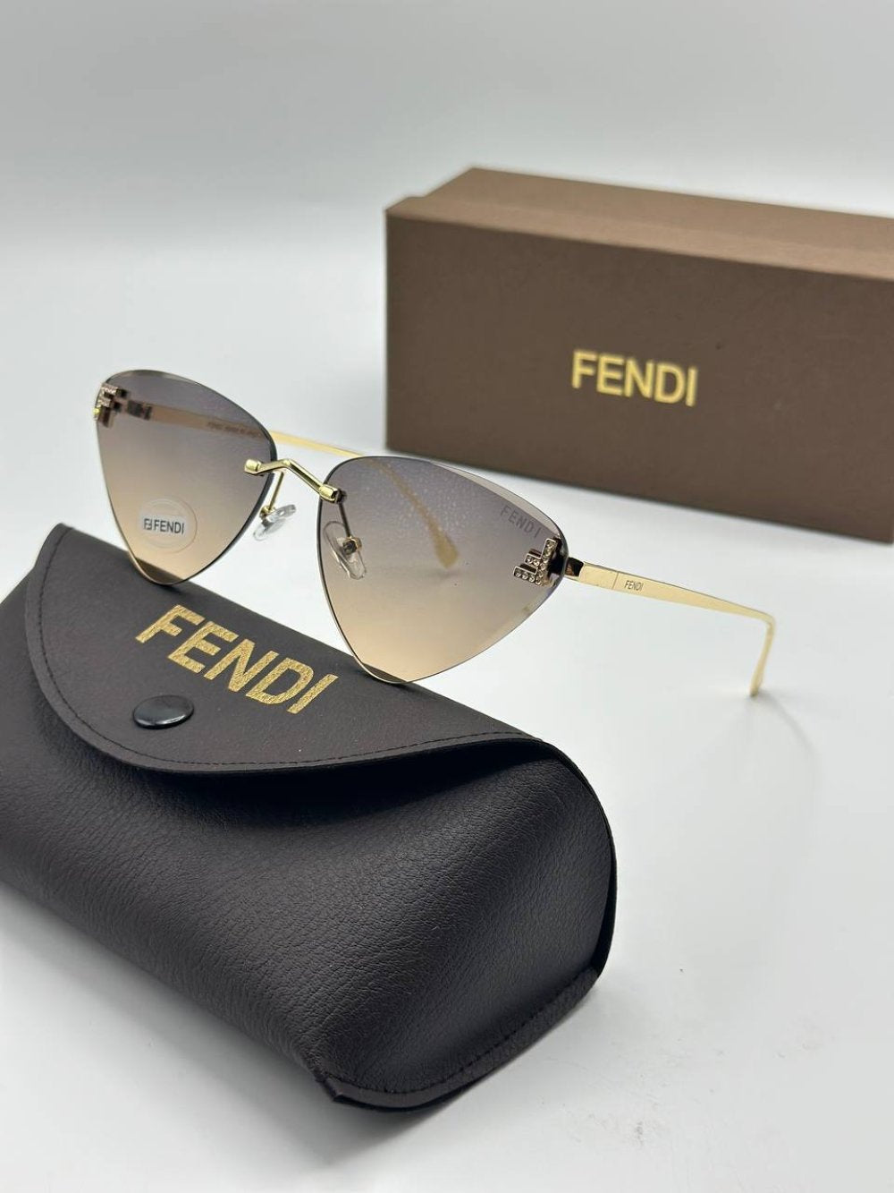 Fendi Kahverengi İthal Kadın Güneş Gözlük | G3482-VLL