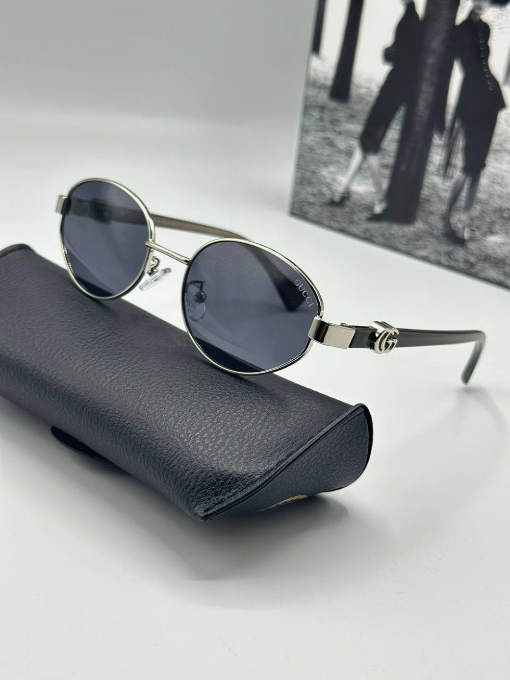 Gucci Gümüş İthal Unisex Güneş Gözlüğü  G3057-VLL