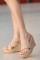 Aless Nude Cilt Dolgu Topuk Terlik