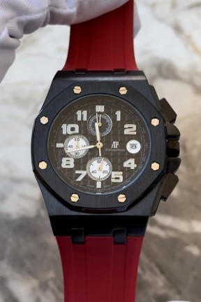 AP ChronoGraph Kırmızı Erkek Kol Saati | S743 AP ChronoGraph Kırmızı Erkek Kol Saati | S743