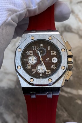 AP ChronoGraph Kırmızı- Gümüş Erkek Kol Saati | S744 AP ChronoGraph Kırmızı- Gümüş Erkek Kol Saati | S744