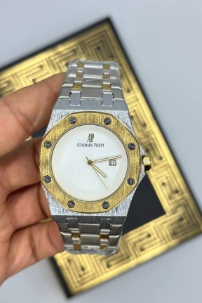 AP Royal Oak Gold-Gümüş Erkek Kol Saati | S840-ZS AP Royal Oak Gold-Gümüş Erkek Kol Saati | S840-ZS