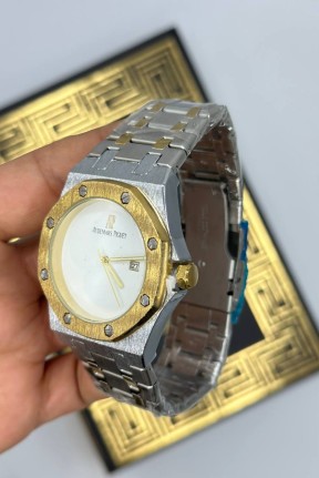 AP Royal Oak Gold-Gümüş Erkek Kol Saati | S840-ZS AP Royal Oak Gold-Gümüş Erkek Kol Saati | S840-ZS