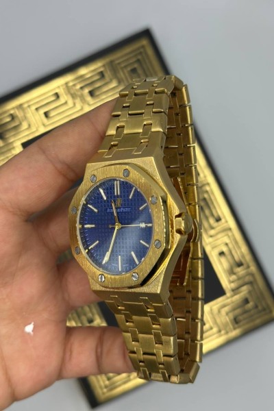 AP Royal Oak Gold Mavi Kadran Erkek Kol Saati | S841-ZS