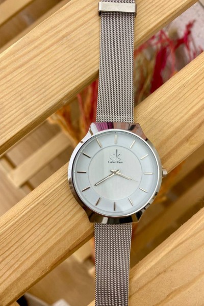 Calvin Klein Hasır Kordon Unisex Saat  S658