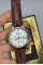 Cartier Bordo Deri Kordon Erkek Saat | S729