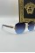 Cartier Mavi Cam Unisex Güneş Gözlüğü  G1762-VLL