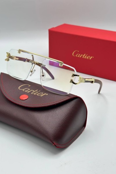 Cartier Şeffaf İthal Unisex Güneş Gözlük G3475-VLLZ