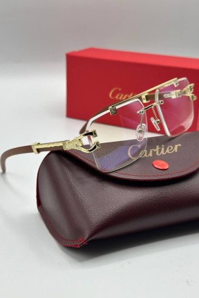Cartier Şeffaf İthal Unisex Güneş Gözlük G3475-VLLZ