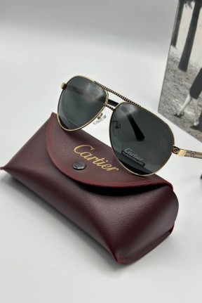 Cartier Siyah İthal Erkek Güneş Gözlük G3207 Cartier Siyah İthal Erkek Güneş Gözlük G3207