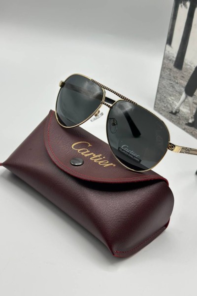 Cartier Siyah İthal Erkek Güneş Gözlük G3207
