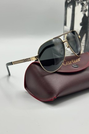 Cartier Siyah İthal Erkek Güneş Gözlük G3207 Cartier Siyah İthal Erkek Güneş Gözlük G3207