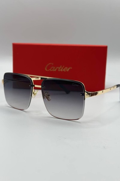 Cartier Siyah Erkek Güneş Gözlüğü G3345-VLLZ