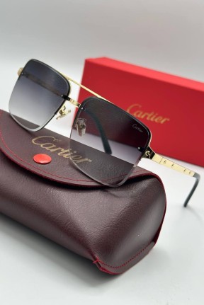 Cartier Siyah Erkek Güneş Gözlüğü G3345-VLLZ