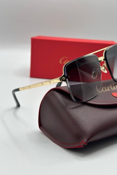 Cartier Siyah Erkek Güneş Gözlüğü G3345-VLLZ