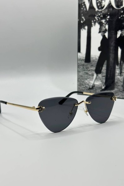 Cartier Siyah Cam Kadın Güneş Gözlüğü  G1360-VLL