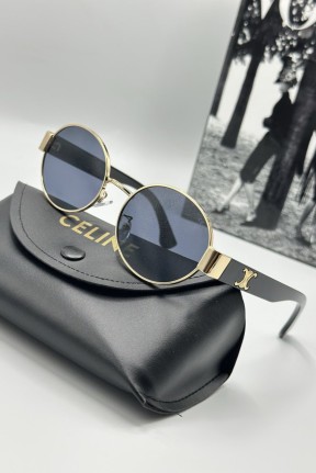 Celine Gold - Siyah Metal Kasa Unisex Güneş Gözlüğü G1985-VLL Celine Gold - Siyah Metal Kasa Unisex Güneş Gözlüğü G1985-VLL