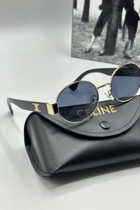 Celine Gold - Siyah Metal Kasa Unisex Güneş Gözlüğü G1985-VLL Celine Gold - Siyah Metal Kasa Unisex Güneş Gözlüğü G1985-VLL