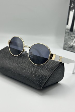 Celine Gold Beyaz Kadın Güneş Gözlüğü G2091-VLL Celine Gold Beyaz Kadın Güneş Gözlüğü G2091-VLL