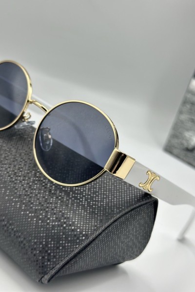 Celine Gold Beyaz Kadın Güneş Gözlüğü G2091-VLL Celine Gold Beyaz Kadın Güneş Gözlüğü G2091-VLL