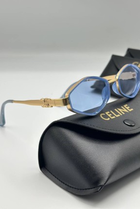 Celine Mavi-Gold Kadın Güneş Gözlüğü G3166-VLL Celine Mavi-Gold Kadın Güneş Gözlüğü G3166-VLL