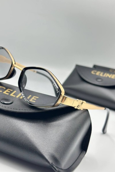 Celine Siyah Şeffaf Cam Kadın Güneş Gözlüğü G3167-VLL