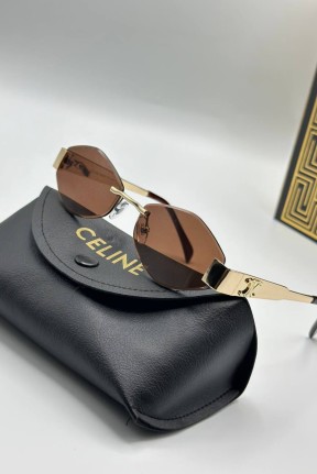 Celine Yeni Sezon Kahverengi Kadın Güneş Gözlüğü G1770-VLL Celine Yeni Sezon Kahverengi Kadın Güneş Gözlüğü G1770-VLL