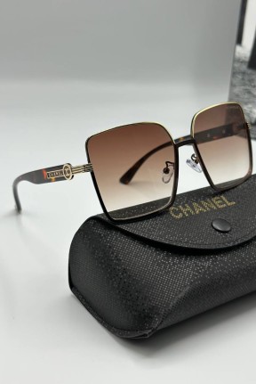 Chanel Kahverengi İthal Kadın Güneş Gözlüğü G2080 Chanel Kahverengi İthal Kadın Güneş Gözlüğü G2080