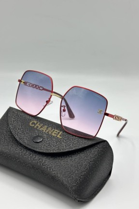 Chanel Kırmızı İthal Kadın Güneş Gözlüğü G3107 Chanel Kırmızı İthal Kadın Güneş Gözlüğü G3107