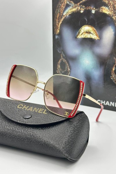 Chanel Kırmızı İthal Kadın Güneş Gözlüğü  G3117