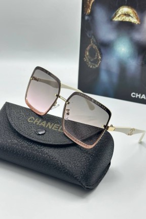 Chanel Krem İthal Kadın Güneş Gözlüğü G1856 Chanel Krem İthal Kadın Güneş Gözlüğü G1856