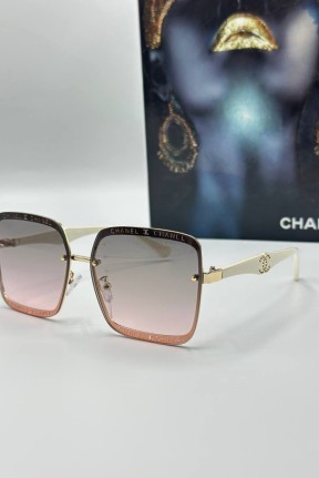 Chanel Krem İthal Kadın Güneş Gözlüğü G1856 Chanel Krem İthal Kadın Güneş Gözlüğü G1856