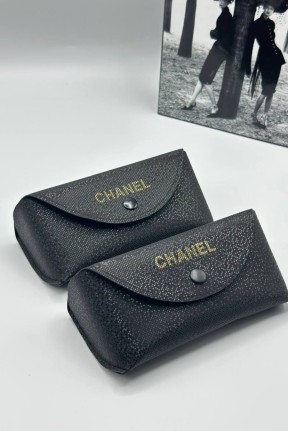 Chanel Siyah Gözlük Kılıfı GK111