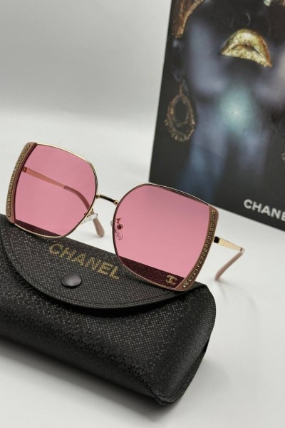Chanel Taşlı Pembe Kadın Güneş Gözlüğü G1904 Chanel Taşlı Pembe Kadın Güneş Gözlüğü G1904
