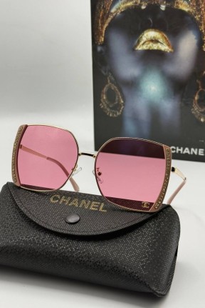 Chanel Taşlı Pembe Kadın Güneş Gözlüğü G1904 Chanel Taşlı Pembe Kadın Güneş Gözlüğü G1904