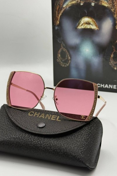 Chanel Taşlı Pembe Kadın Güneş Gözlüğü G1904 Chanel Taşlı Pembe Kadın Güneş Gözlüğü G1904