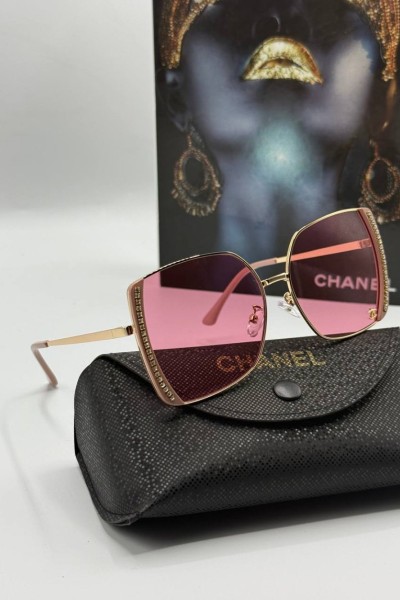 Chanel Taşlı Pembe Kadın Güneş Gözlüğü G1904 Chanel Taşlı Pembe Kadın Güneş Gözlüğü G1904
