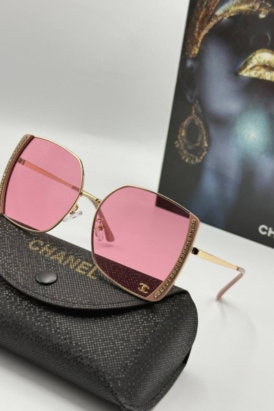 Chanel Taşlı Pembe Kadın Güneş Gözlüğü G1904 Chanel Taşlı Pembe Kadın Güneş Gözlüğü G1904
