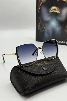 Chanel Taşlı Gold Çerçeve Siyah Kadın Güneş Gözlüğü G1905 Chanel Taşlı Gold Çerçeve Siyah Kadın Güneş Gözlüğü G1905