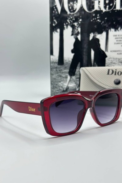 Dior Soft Kırmızı  Romantik Kombinlerin Yıldızı  Kadın Gözlük  G1871