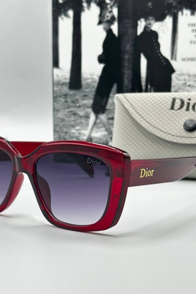 Dior Soft Kırmızı  Romantik Kombinlerin Yıldızı  Kadın Gözlük  G1871