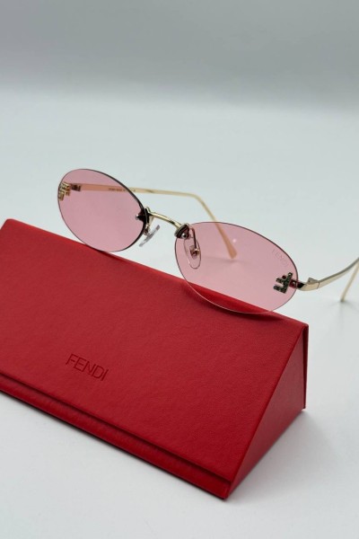 Fendi Pembe Camlı İthal Kadın Güneş Gözlüğü G1899 Fendi Pembe Camlı İthal Kadın Güneş Gözlüğü G1899