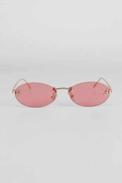 Fendi Pembe Camlı İthal Kadın Güneş Gözlüğü G1899 Fendi Pembe Camlı İthal Kadın Güneş Gözlüğü G1899