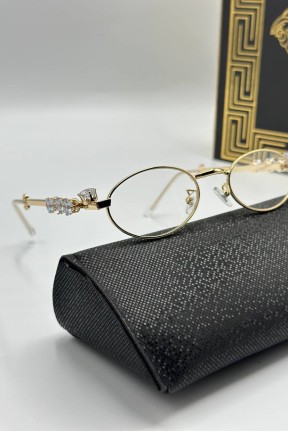Gucci Gold Taşlı İthal Kadın Gözlük G3267-VLL Gucci Gold Taşlı İthal Kadın Gözlük G3267-VLL
