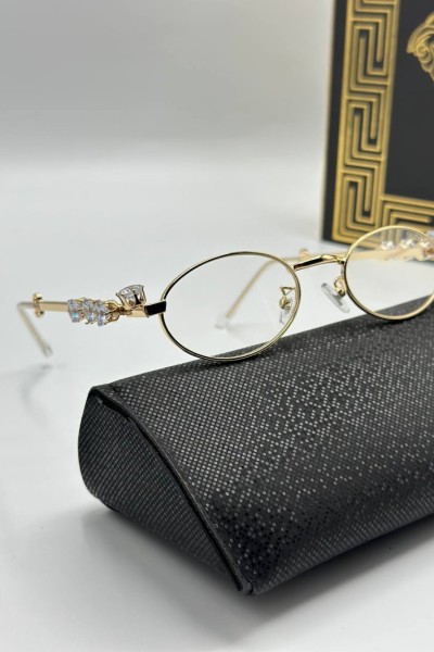 Gucci Gold Taşlı İthal Kadın Gözlük G3267-VLL