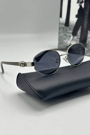 Gucci Gümüş İthal Unisex Güneş Gözlüğü G3057-VLL Gucci Gümüş İthal Unisex Güneş Gözlüğü G3057-VLL