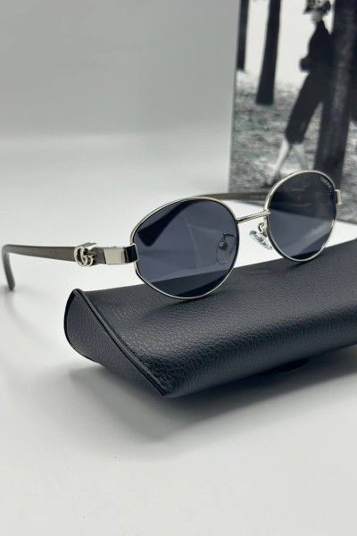 Gucci Gümüş İthal Unisex Güneş Gözlüğü G3057-VLL Gucci Gümüş İthal Unisex Güneş Gözlüğü G3057-VLL