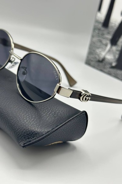 Gucci Gümüş İthal Unisex Güneş Gözlüğü G3057-VLL Gucci Gümüş İthal Unisex Güneş Gözlüğü G3057-VLL