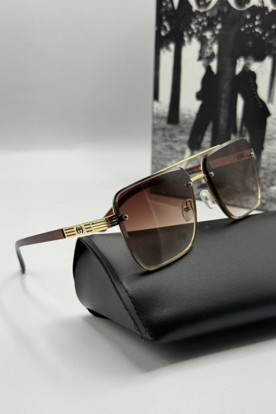 Gucci Kahverengi İthal Erkek Güneş Gözlüğü  G1948